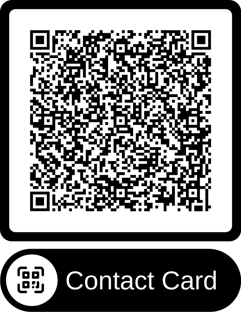QR code to save Ivy's contact card